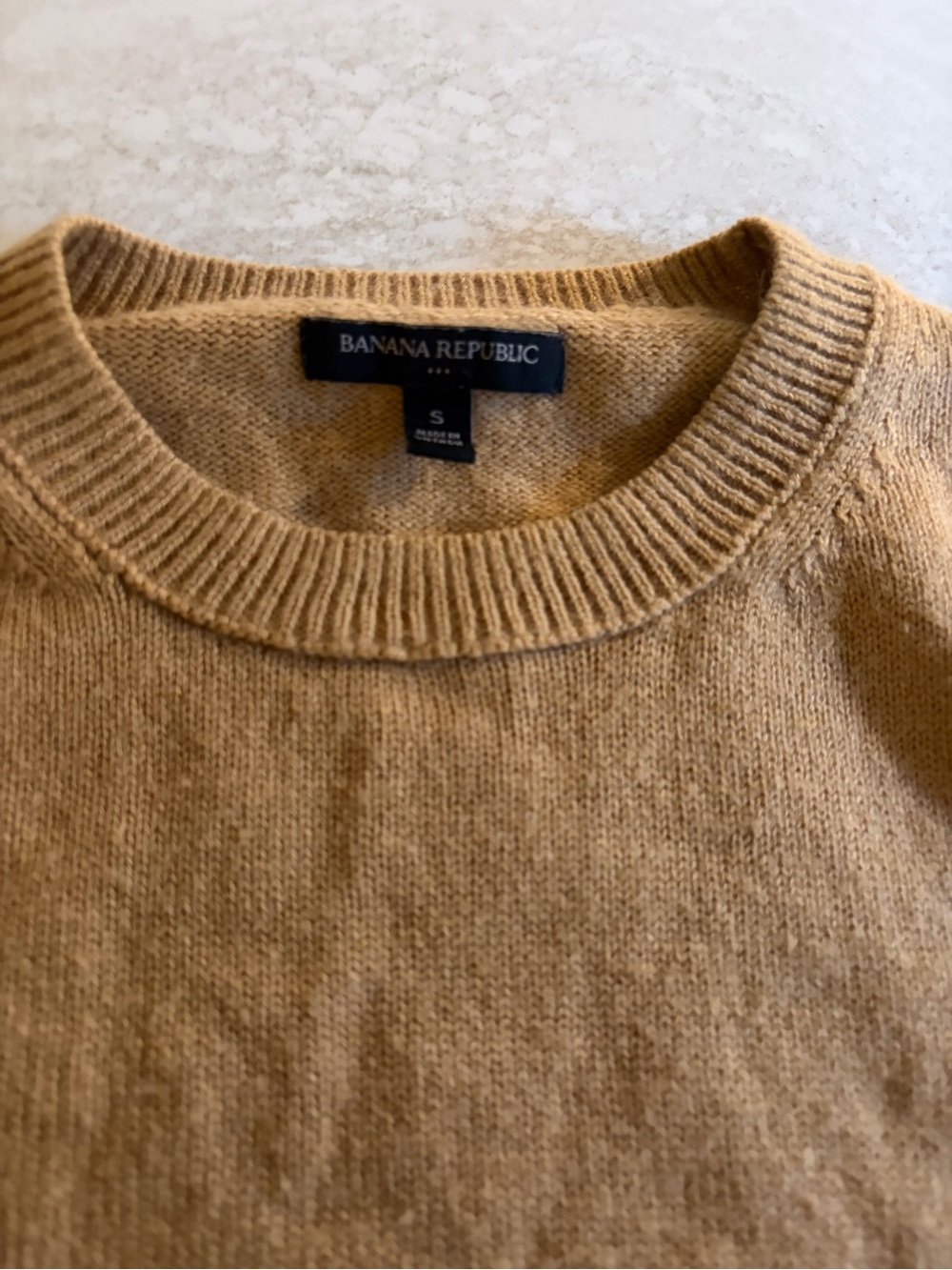 J. Crew Womenβs Crewneck Sweater - Camel